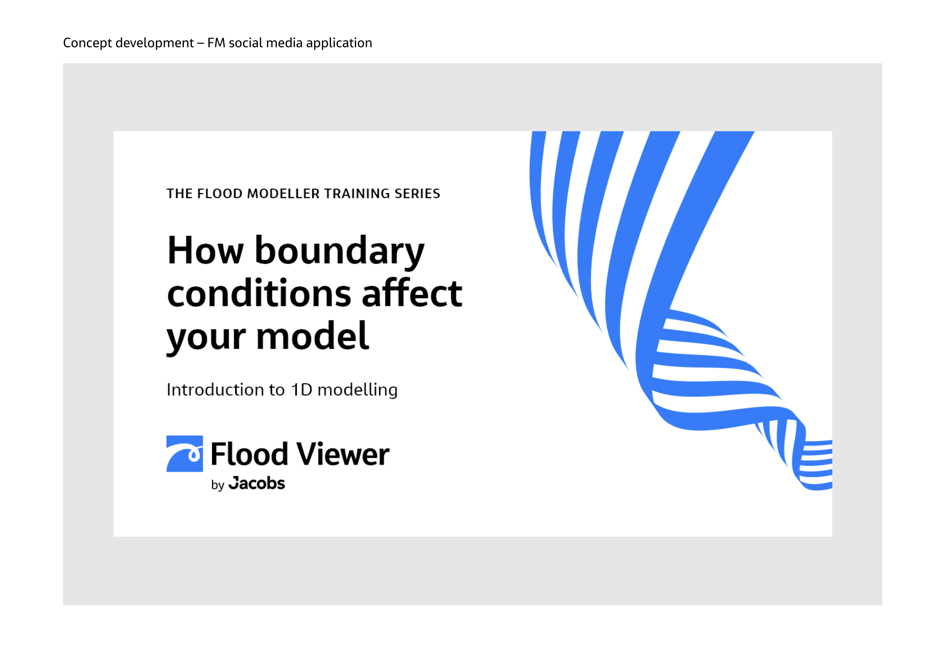 Flood Modeller social media example